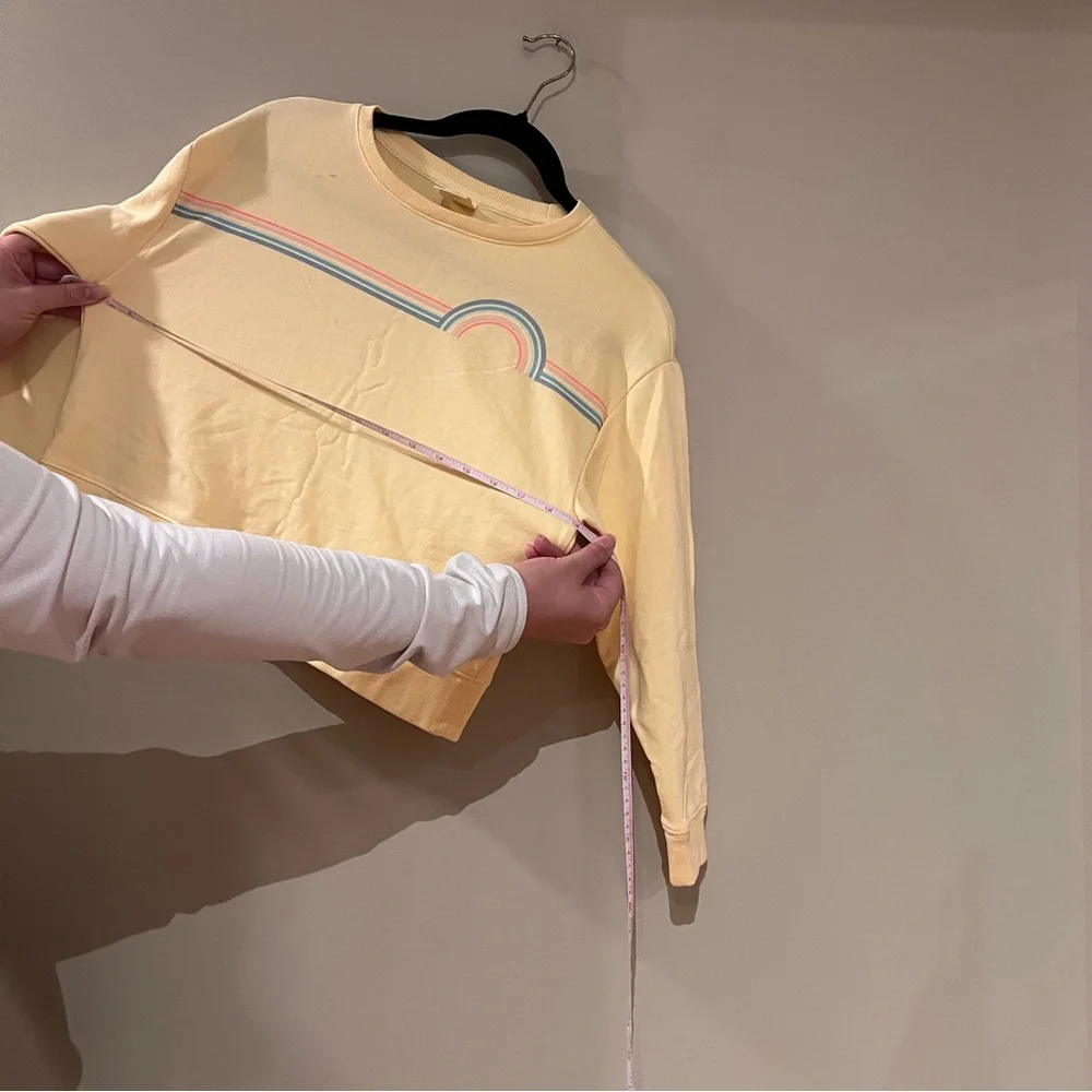 GAP Kids Yellow Rainbow Fleece